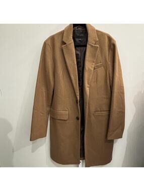 Banana Republic Camel Wool Blend Oversized Blazer